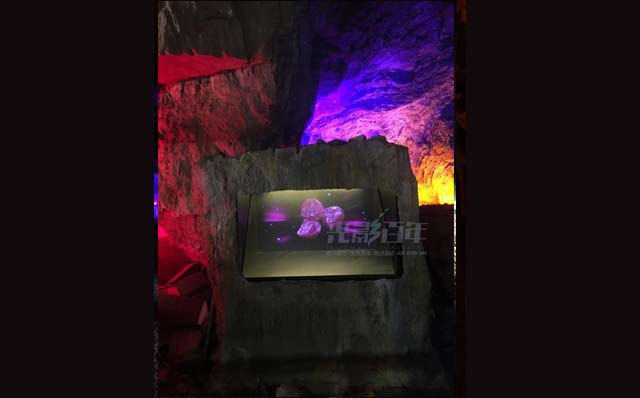 山体建筑投影